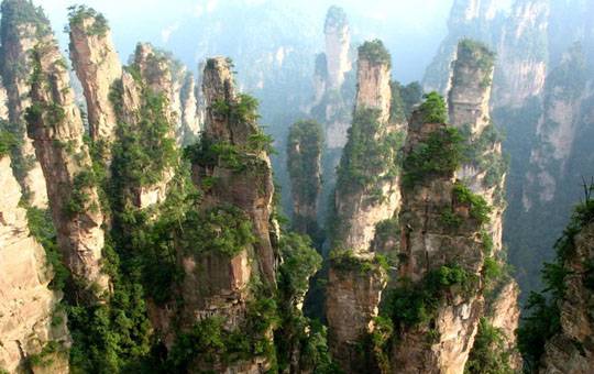 Le parc forestier national de Zhangjiajie