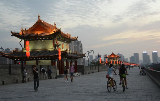 Les remparts de la ville de Xi’an