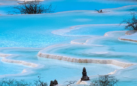 Huanglong National Park Blue Water