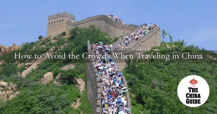 Cómo evitar las multitudes cuando se viaja en China
