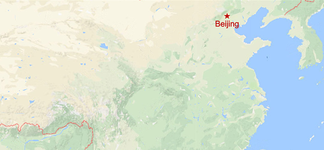 Beijing Highlights and Sleep on the Great Wall of China Map