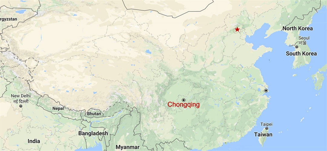 Chongqing One Day tour Map