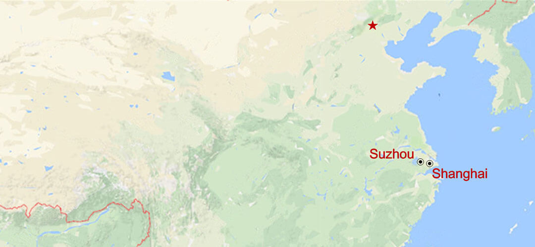 Excursión de un día a Suzhou y Tongli desde Shanghai Map
