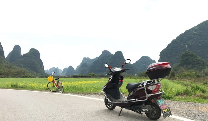 Biking in Yangshuo