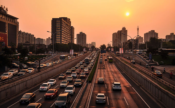 traffic in china