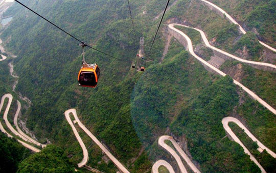 Montaña Tianmen de Zhangjiajie