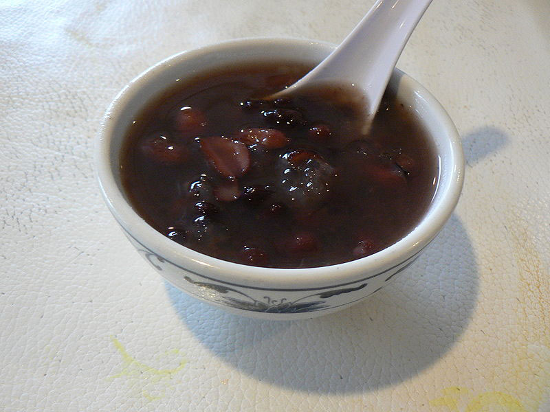 Sopa de frijoles rojos