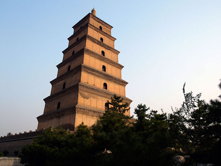 big wild goose pagoda xi'an
