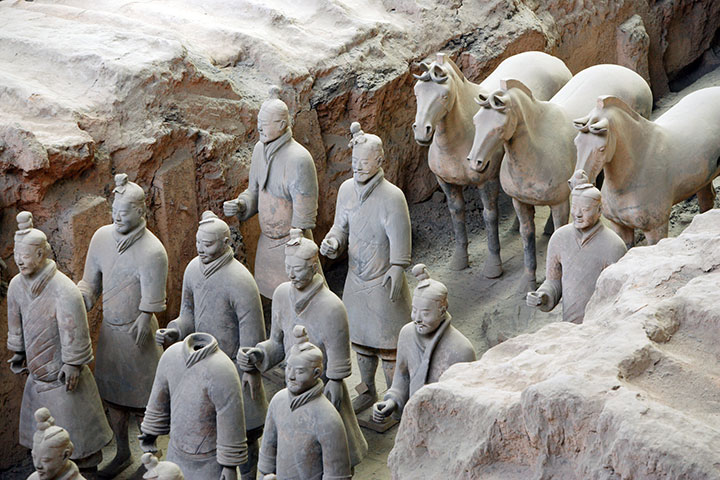 terracotta warriors