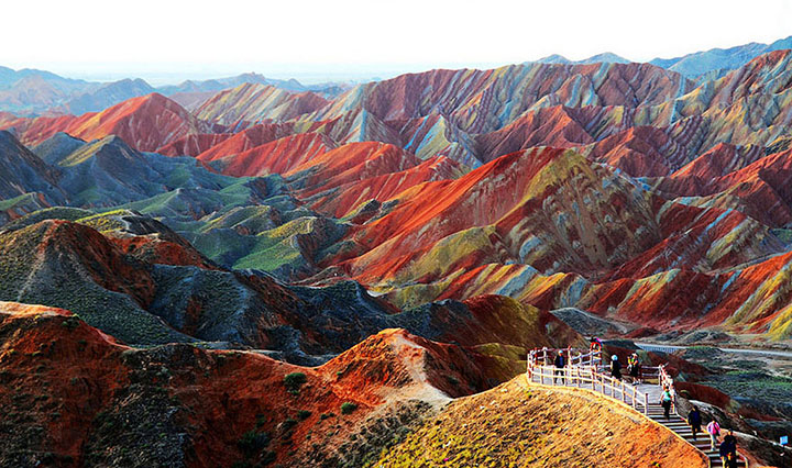 Zhangye Danxia, provincia de Gansu