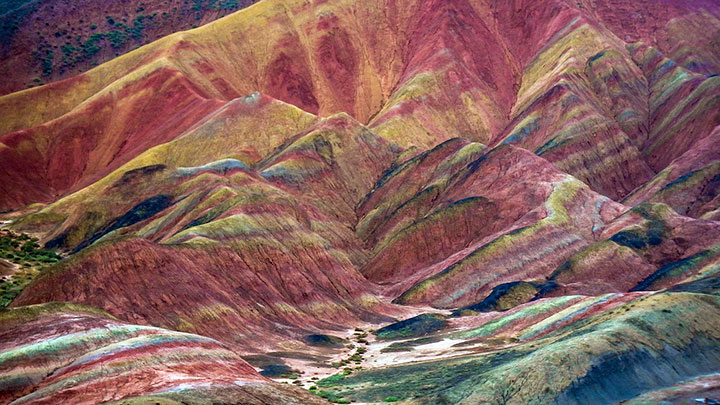 zhangye danxia landforms in gansu